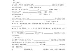 古诗文默写易错字整理汇总(古诗文默写易错字整理汇总表)