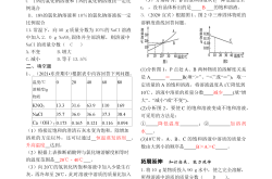 中考化学溶液专项（溶解度/溶质质量分数）
