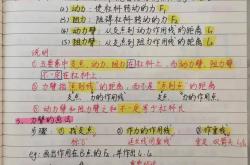 初中物理重点知识笔记(初中物理重点知识点总结归纳)