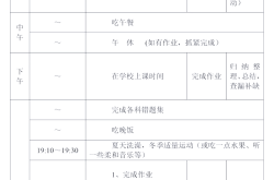 小升初语文暑假复习安排（60天）

