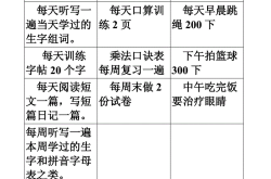 2025秋二年级学习计划表模板（每日作息安排）
