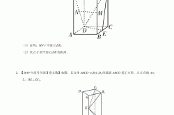 
高考数学几何证明题答题模板（立体几何）
