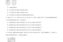 中考物理浮力计算专项
