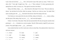 九年级英语重难点专项（完形/阅读/写作）
