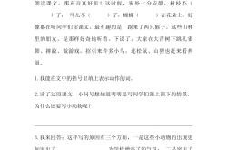三年级语文阅读专项训练（概括）(三年级语文阅读理解100篇可打印)