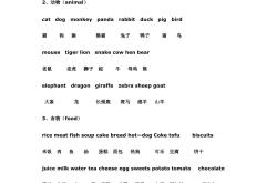 
小升初英语单词儿歌音频（30首）
