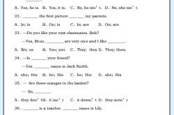 七上英语提前练—语法练习100道(七年级上册英语语法专项训练题含答案)