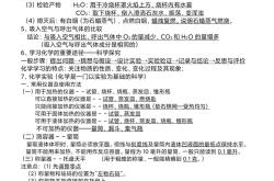 九年级化学中考复习计划(九年级化学第一学期中考备考计划)