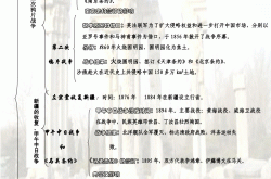 八年级上册历史单元知识梳理(八年级上册历史单元测试卷及答案)