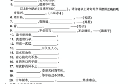 
小升初语文学习方法专项（积累）
