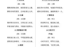 
小升初语文知识点卡片（可打印）