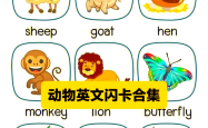 
一年级英语单词（动物类）